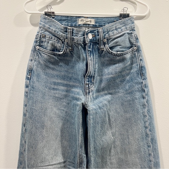 MADEWELL Superwide Leg Jeans in Medium Wash - Size 23 - Picture 3 of 14